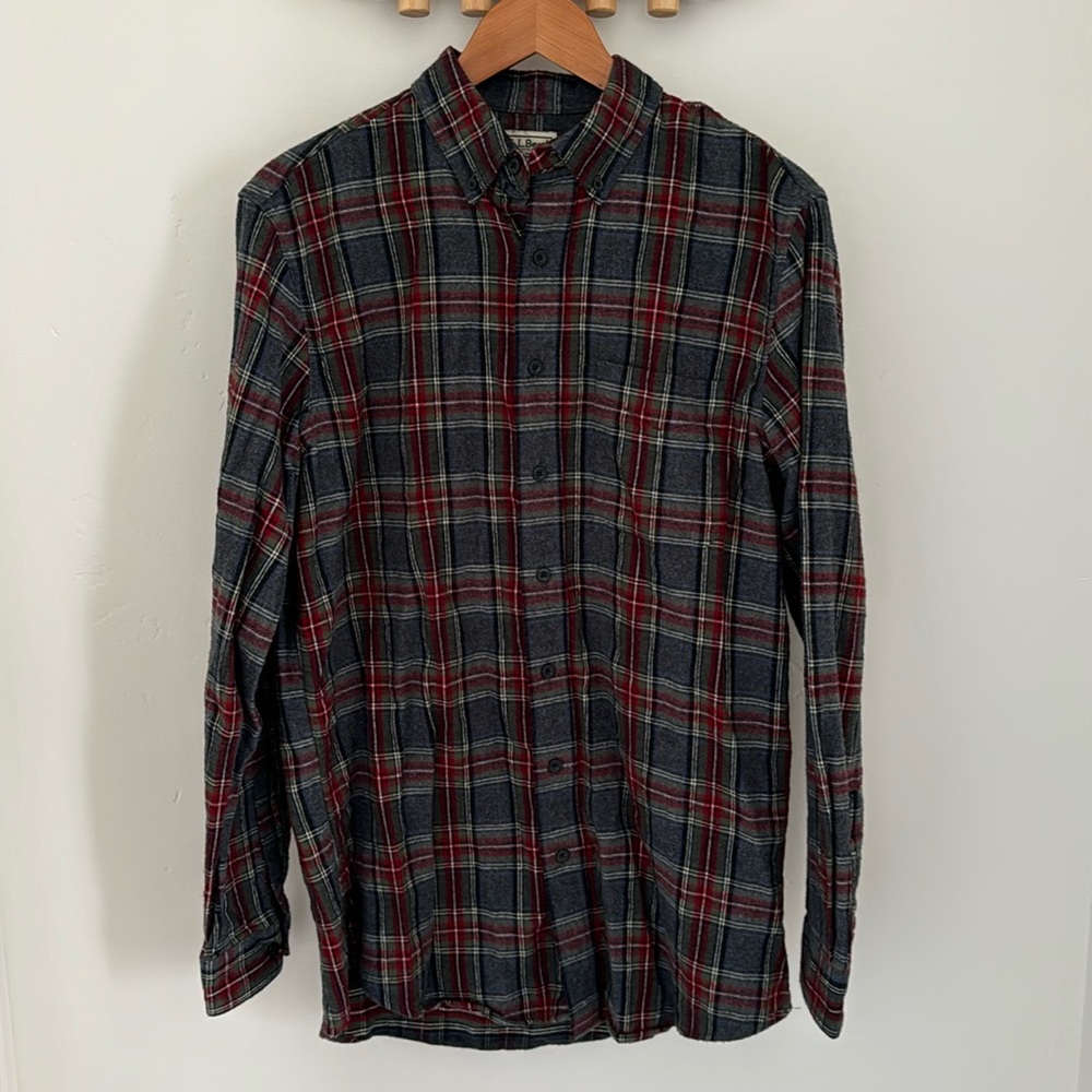 LL Bean flannel shirt